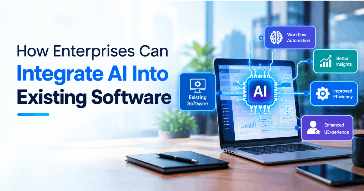 How Enterprises Can Integrate AI Into Existing Software