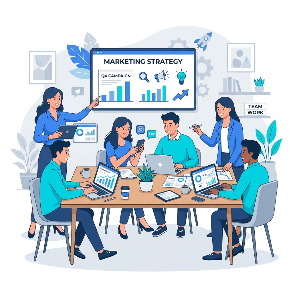 Experienced Digital Marketing Team at UfaqTech Lahore