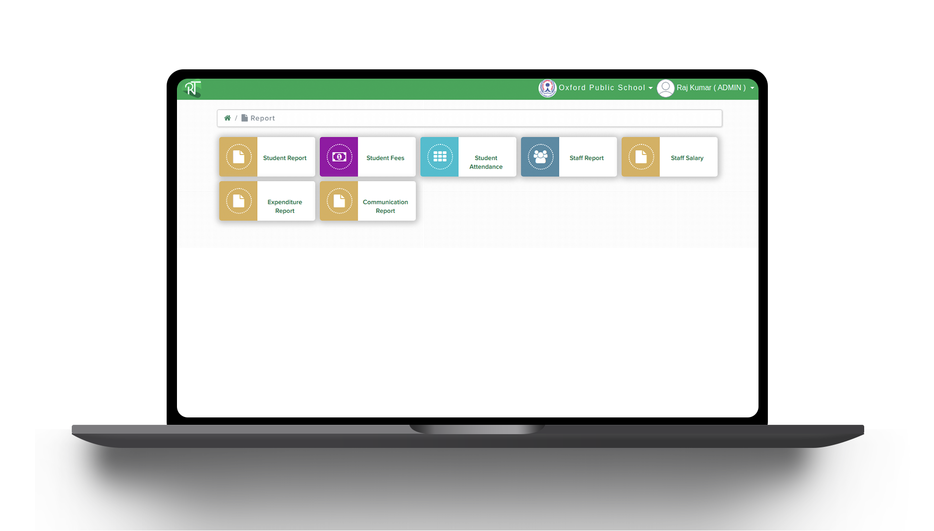 Report Cards Portal View