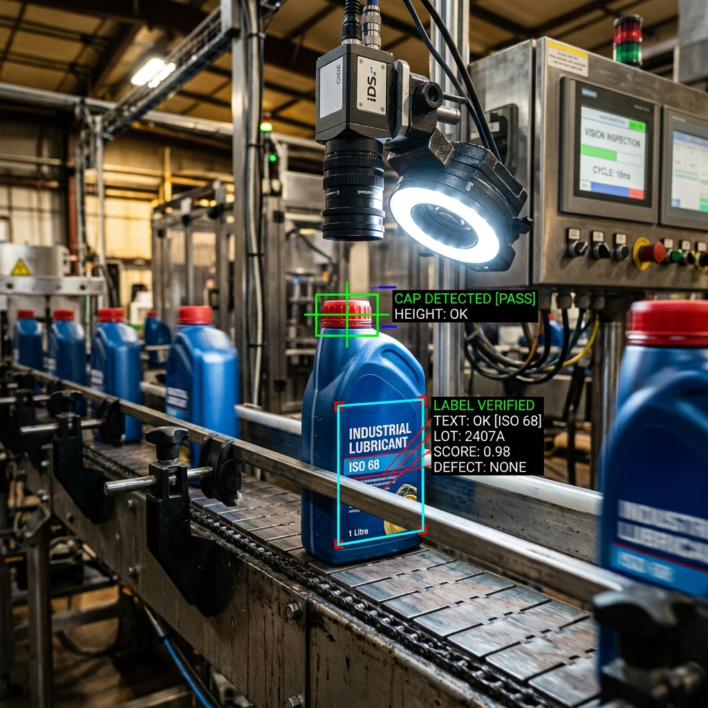 Lubricant Bottle Inspection